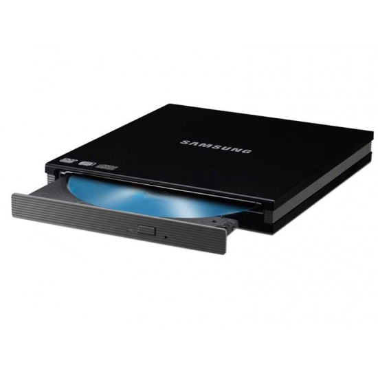 Samsung Super WriteMaster Slim External DVD Writer USB Powered (8x DVD / 24x CD) Black SE-S084F Image