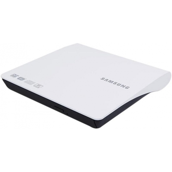 Samsung Super WriteMaster Slim External DVD Writer USB Powered (8x DVD / 24x CD) White SE-208AB Image