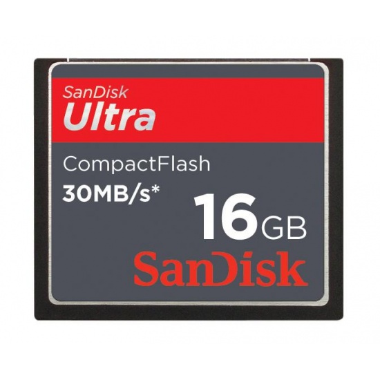 16GB Sandisk Ultra 200X CompactFlash Card Image
