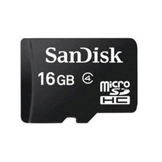 16GB Sandisk microSDHC CL4 mobile phone memory card Image