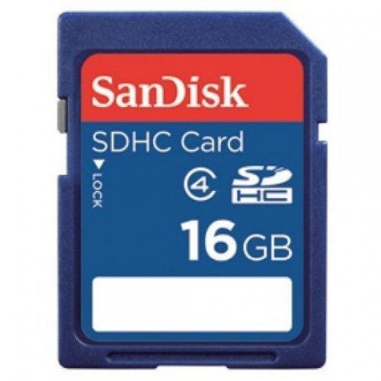 16GB Sandisk SDHC CL4 Memory Card Image