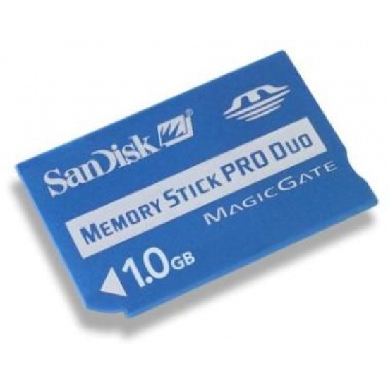 1GB Sandisk Memory Stick PRO Duo memory card Image