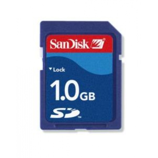 1Gb Sandisk Secure Digital memory Card Image