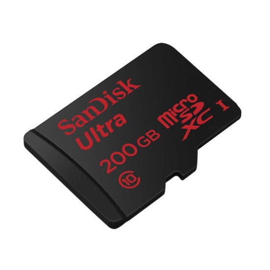 200GB Sandisk Ultra microSDXC UHS-I CL10 Premium Memory Card for Smartphones and Tablets Image