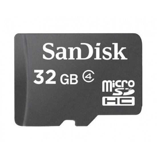 32GB Sandisk microSDHC CL4 mobile phone memory card Image