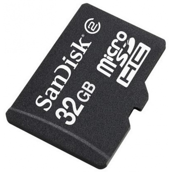 32GB Sandisk microSDHC memory card Image