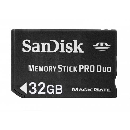 32GB Sandisk Memory Stick PRO Duo memory card Image