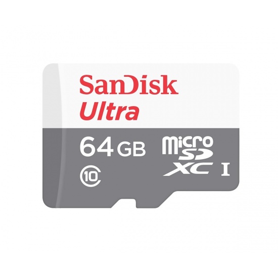 64GB Sandisk Ultra microSDXC UHS-I CL10 Memory Card (320X Speed 48MB/sec) Image