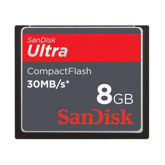 8GB Sandisk Ultra 200X CompactFlash Card Image