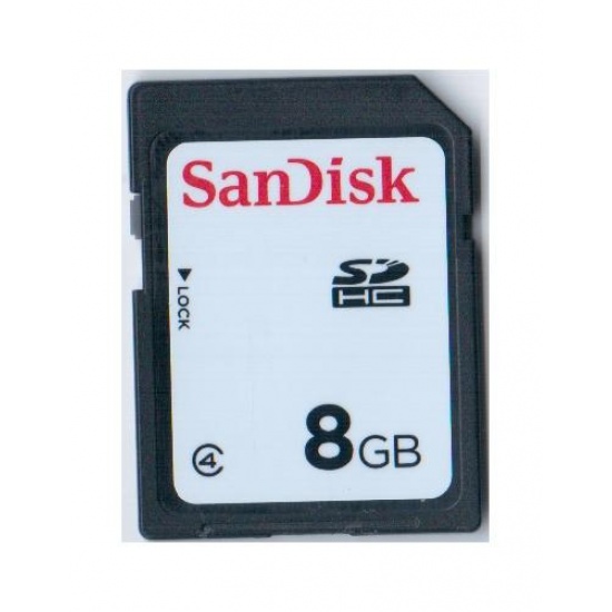 8GB Sandisk SDHC CL4 Secure Digital Memory Card (bulk packing) Image