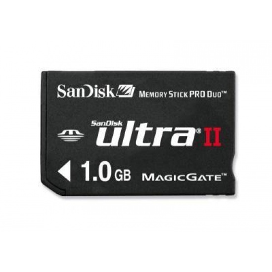 1Gb Sandisk Ultra II Memory Stick PRO Duo Image