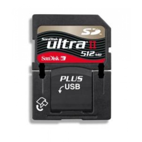 512Mb Sandisk Ultra II Plus USB Secure Digital Card Image