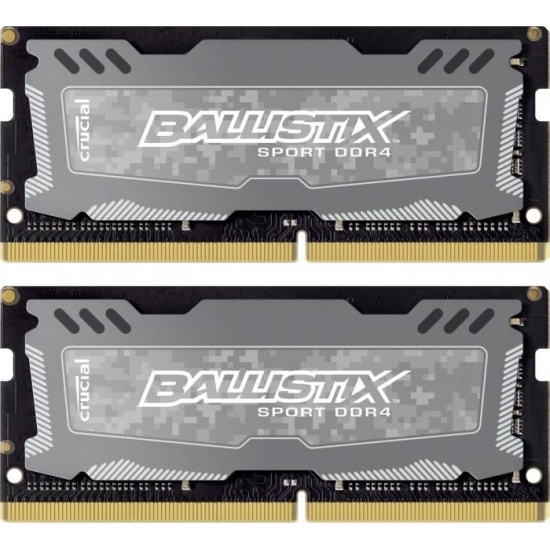 8GB Crucial Ballistix Sport LT DDR4 SO-DIMM 2666MHz PC4-21300 CL16 1.2V Dual Memory Kit (2 x 4GB) Image
