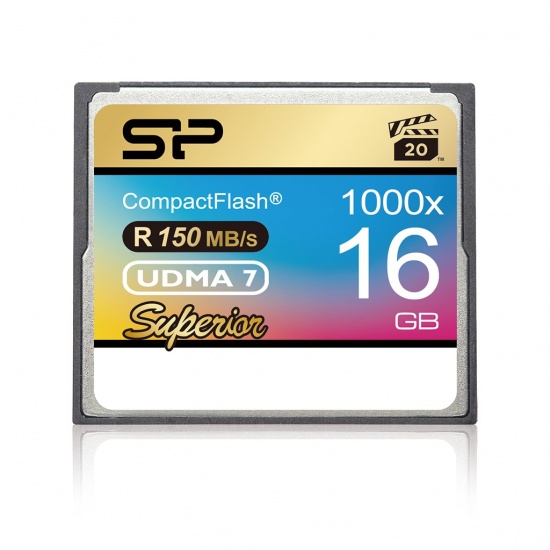 16GB Silicon Power Superior CompactFlash 1000X Speed (UDMA 7) Image