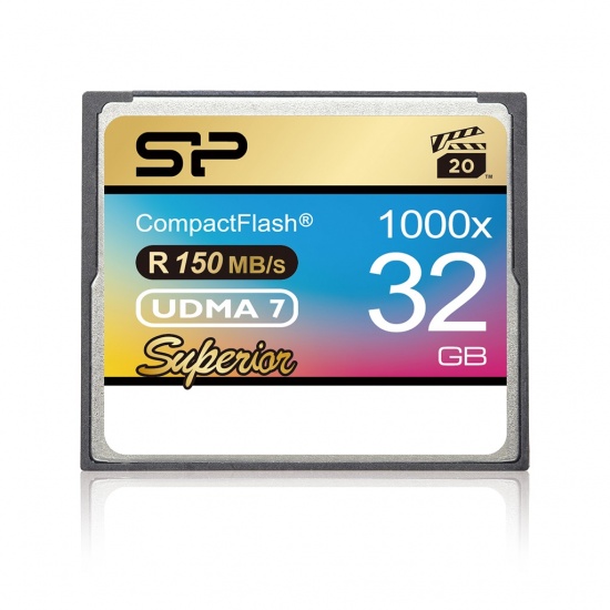 32GB Silicon Power Superior CompactFlash 1000X Speed (UDMA 7) Image