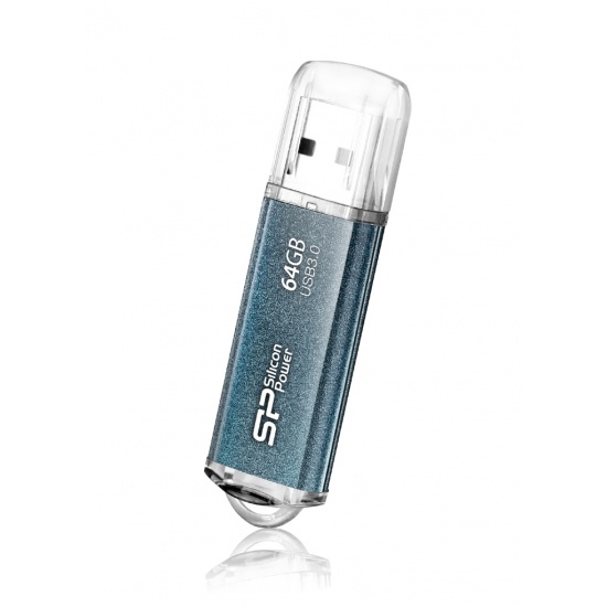 64GB Silicon Power Marvel M01 USB3.0 Flash Drive Icy Blue Image