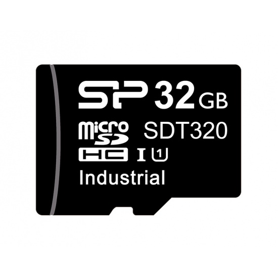 32GB Silicon Power SDT320 Industrial microSDHC UHS-I Memory Card -25-85℃ 3D TLC Flash Image