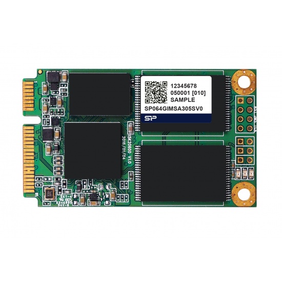 64GB Silicon Power MSA300SV MLC SATA3 mSATA Industrial Solid State Disk Image