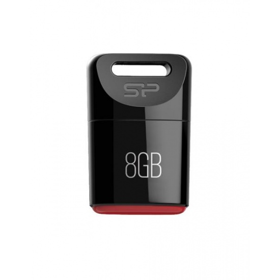 8GB Silicon Power Touch T06 Compact USB Flash Drive Black Image