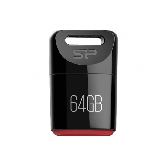 64GB Silicon Power Touch T06 Compact USB Flash Drive Black Image