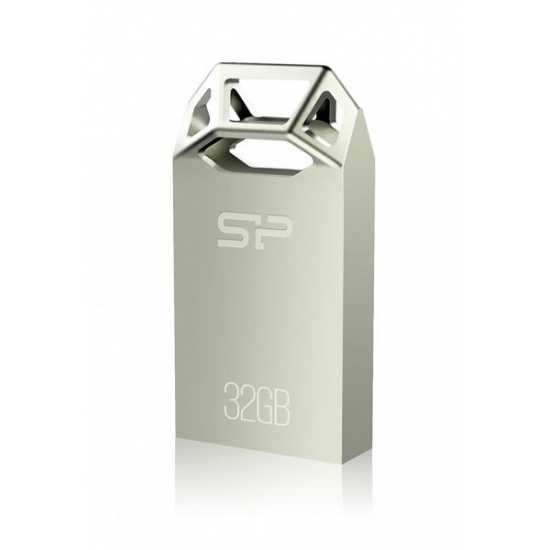 32GB Silicon Power Touch T50 Zinc-Alloy Compact USB Flash Drive Champagne Edition Image