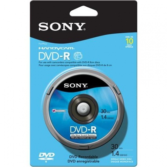 Sony DVD-R 1.4GB 30min 10-Pack Spindle Image