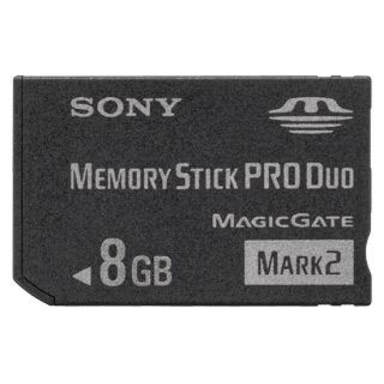 8GB Sony Memory Stick PRO Duo Mark2 Image