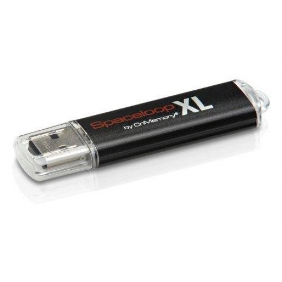 16GB Spaceloop XL USB2.0 Flash Drive Black Metal Image
