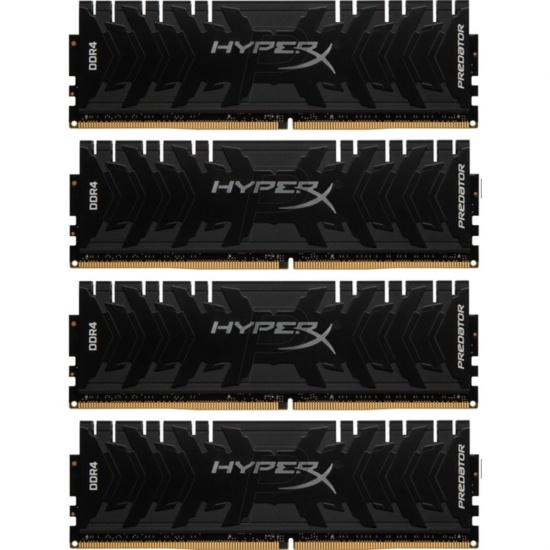 32GB Kingston HyperX Predator DDR4 3600MHz CL17 Quad Memory Kit (4 x 8GB) Image