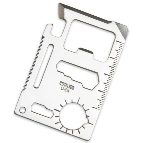 EyezOff Credit Card Sized Multi-tool with 11 Functions Image