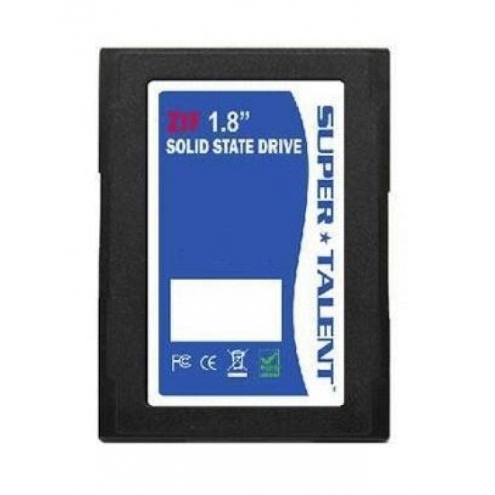 64GB SuperTalent Duradrive ZT2 1.8-inch IDE ZIF SSD Solid State Disk for netbooks Image