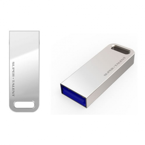 64GB Super Talent USB 3.0 Flash Drive - Silver Image