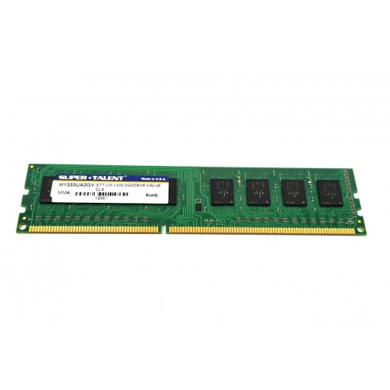 2GB SuperTalent DDR3 SO-DIMM 1333MHz PC3-10600 CL9 Memory Module Image