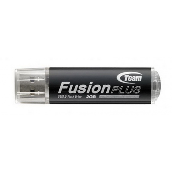 2GB Team Fusion Plus High-Speed USB2.0 Flash Drive F102+ (Black) Image