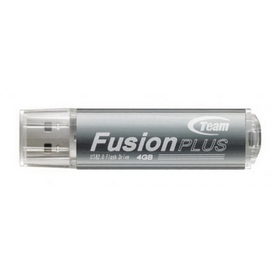 4GB Team Fusion Plus High-Speed USB2.0 Flash Drive F102+ (Grey) Image