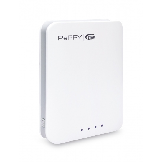 Team Peppy Pocket 10400mAh Portable Power Bank Dual USB Output 2.1A/1.0A Image
