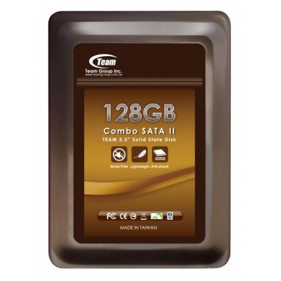 128GB Team Combo SSD Solid State Disk SATA II w/USB cable Image