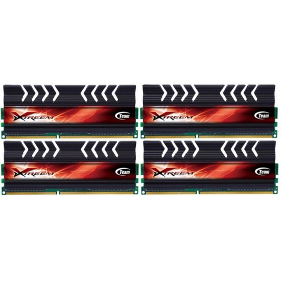 16GB Team Xtreem DDR3 PC3-20800 2600MHz (10-12-12-31) Quad Channel kit 4x4GB Image