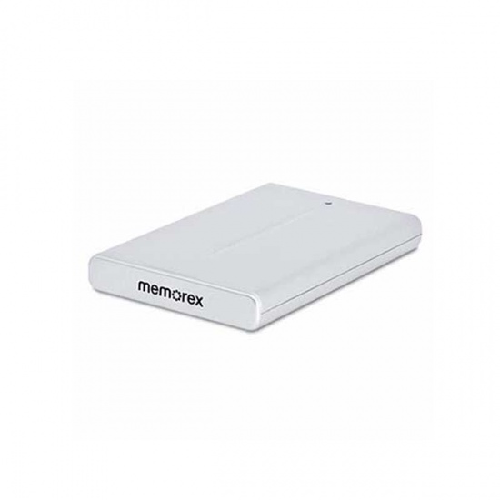 500GB Memorex 2.5-inch USB2.0 External Portable Hard Drive - Silver Image