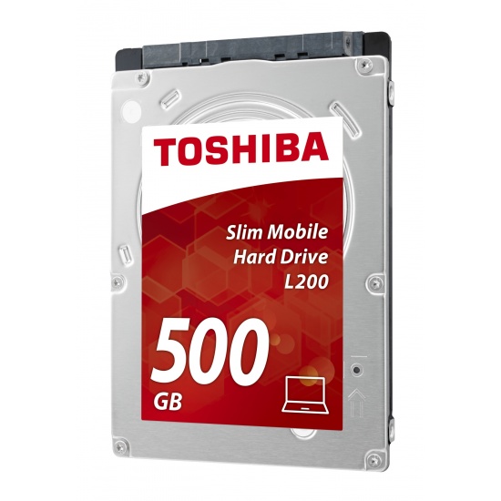 500GB Toshiba L200 2.5-inch SATA III Internal Laptop Hard Drive 5400rpm 8MB Cache Image