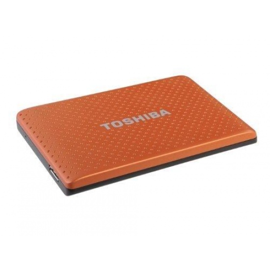 1TB Toshiba STOR.E Partner USB3.0 Portable Hard Drive Orange Edition Image