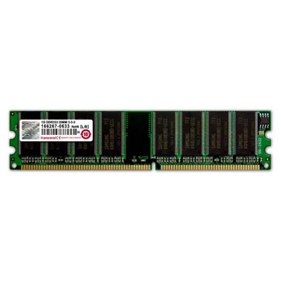 1GB Transcend PC2700 DDR RAM CL2.5 module Image