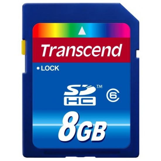 8GB Transcend High-Capacity (SDHC) Secure Digital Card Class 6 Image