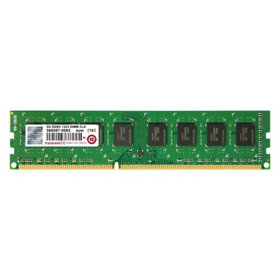 4GB Transcend JetRAM DDR3 PC3-10666 1333MHz CL9 desktop memory module Image