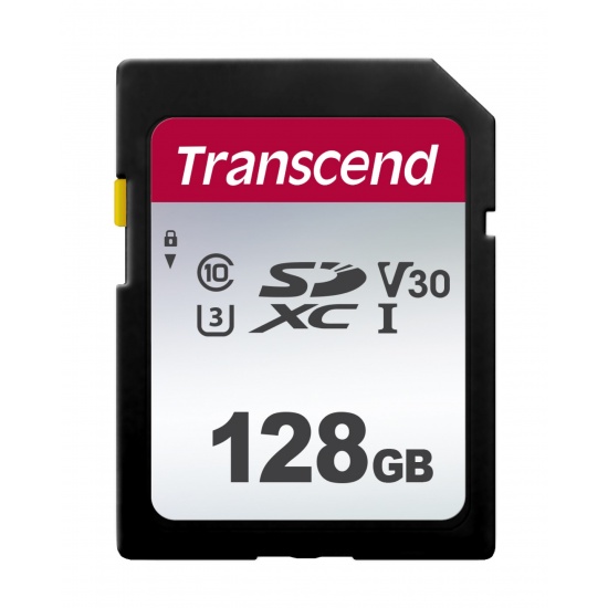 128GB Transcend 300S SDXC UHS-I U3 V30 SD Memory Card CL10 95MB/sec Image