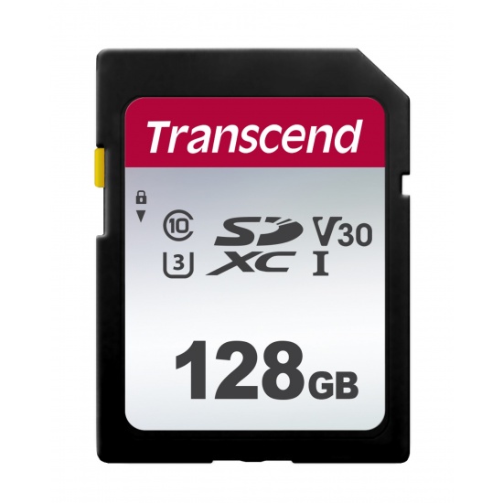 128GB Transcend 300S SDXC UHS-I U1 V10 SD Memory Card CL10 95MB/sec Image