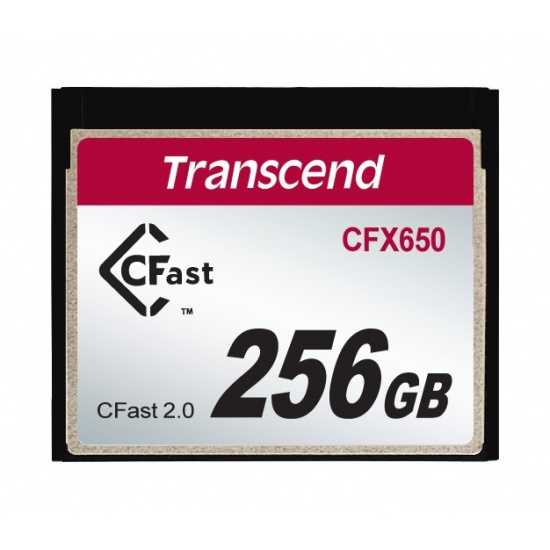 256GB Transcend CFast 2.0 CFX650 Memory Card Image