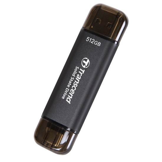 512GB Transcend ESD310C Dual USB Portable SSD (USB Type-A and Type-C) Image