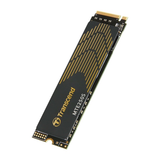 1TB Transcend PCIe Gen 4 x4 M.2 2280 250S NVMe With Graphene Heatsink Image