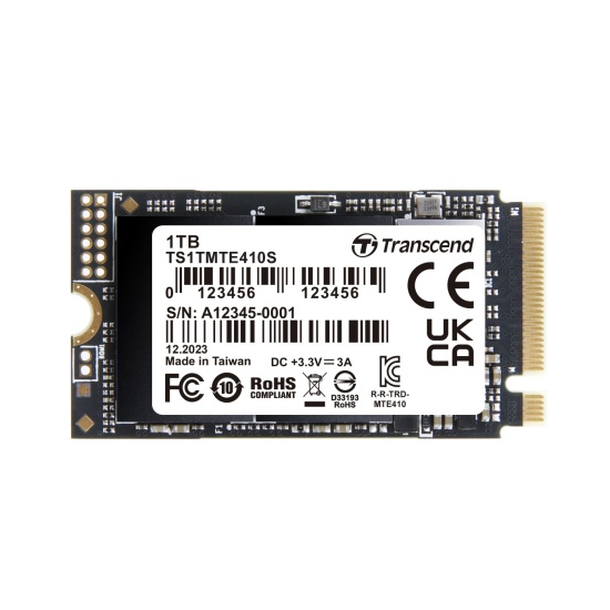 1TB Transcend 410S NVMe PCIe 4.0 M.2 2242 Gen4 x4 Internal SSD Image